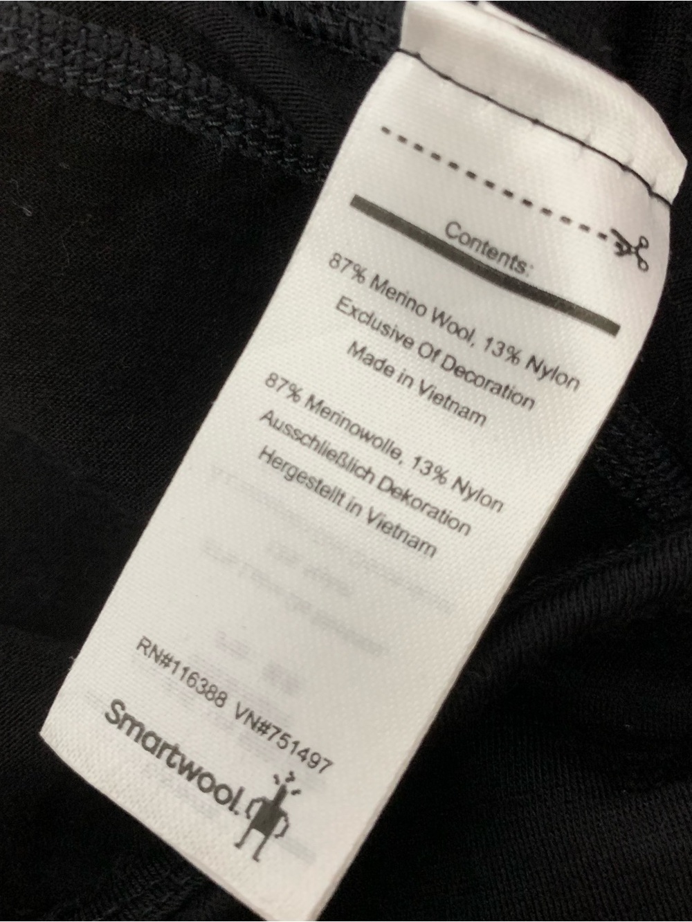 Smartwool Womens black merino 150 base layer leggings M - Picture 7 of 8